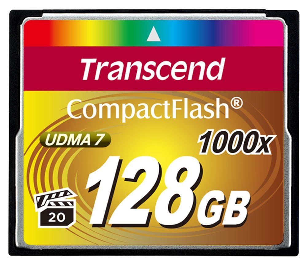 Transcend Compact Flash 128Gb 1000X