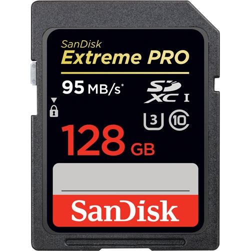 SanDisk SDXC 128Gb Extreme Pro UHS Class 3 (95/90 MB/s)