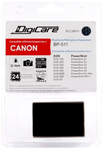 Аккумулятор для фотоаппарата DigiCare PLN-EL19 / EN-EL19 для CoolPix S6400, S2500, S2550, S2600, S3100, S3300, S4300, S4150, S4100
