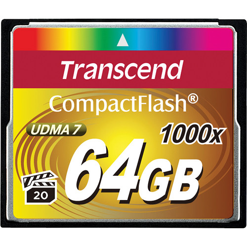 Transcend Compact Flash 64Gb 1000X