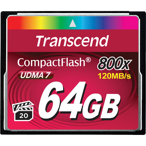 Transcend Compact Flash 64Gb 800X