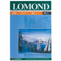 Бумага Lomond односторонняя матовая, A4, 180 г/м2, 50 листов