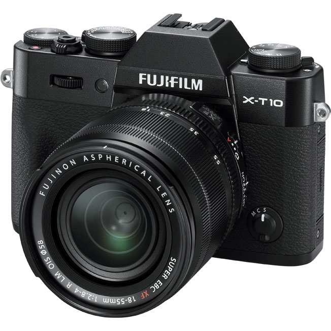 Цифровой фотоаппарат FujiFilm X-T10 Kit XF18-55mm F2.8-4 R LM OIS Black