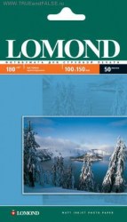 Бумага Lomond матовая односторонняя, А6, 230г/м2, 50 листов