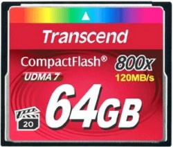 Transcend Compact Flash 128Gb 800X