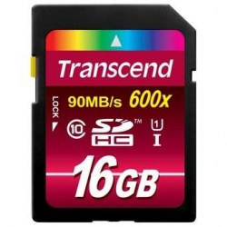 Transcend SDHC 16Gb Class 10 UHS-I U3X (600x)