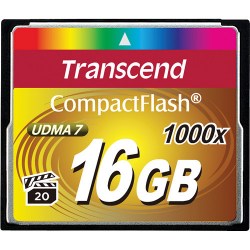 Transcend Compact Flash 16Gb 1000X