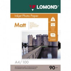 Бумага Lomond односторонняя А4 (мат) 90г/м2 (100 л)