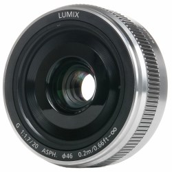 Объектив Panasonic Lumix G 20mm F1.7 II ASPH (H-H020A) серебристый