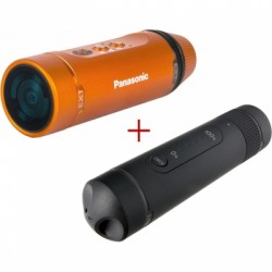 Экшн камера Panasonic HX-A1 оранжевый + Аккумулятор повышенной емкости VW-BTA1