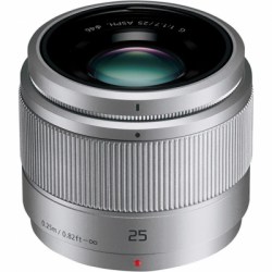Объектив Panasonic Lumix H-H025AE-S 25mm f/1.7 G Aspherical Silver (белая коробка)