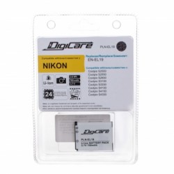 Аккумулятор для фотоаппарата DigiCare PLN-EL19 / EN-EL19 для CoolPix S6400, S2500, S2550, S2600, S3100, S3300, S4300, S4150, S4100