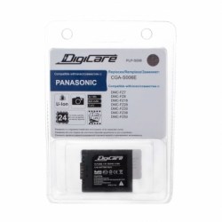 Аккумулятор для фотоаппарата DigiCare PLP-S006 / CGA-S006 для DMC-FZ7, FZ8, FZ18, FZ28, FZ30, FZ38, FZ50