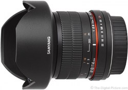 Samyang 14mm f/2.8 AE IF ED UMC Aspherical