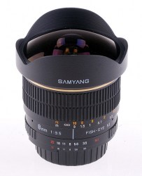 Samyang 8mm f/3.5 Aspherical IF MC Fish-eye для Nikon